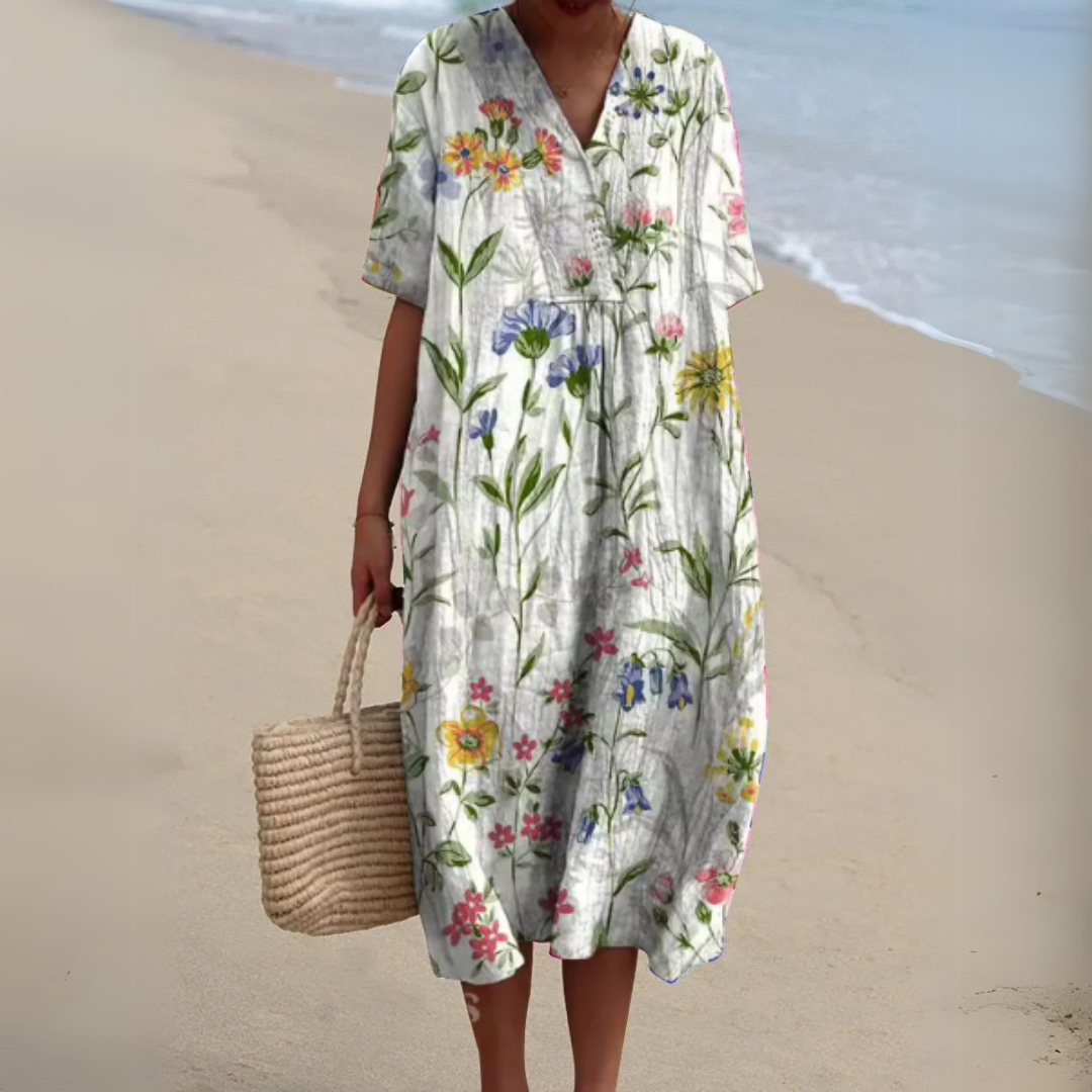 Nicole | Vestido de Verano con Flores