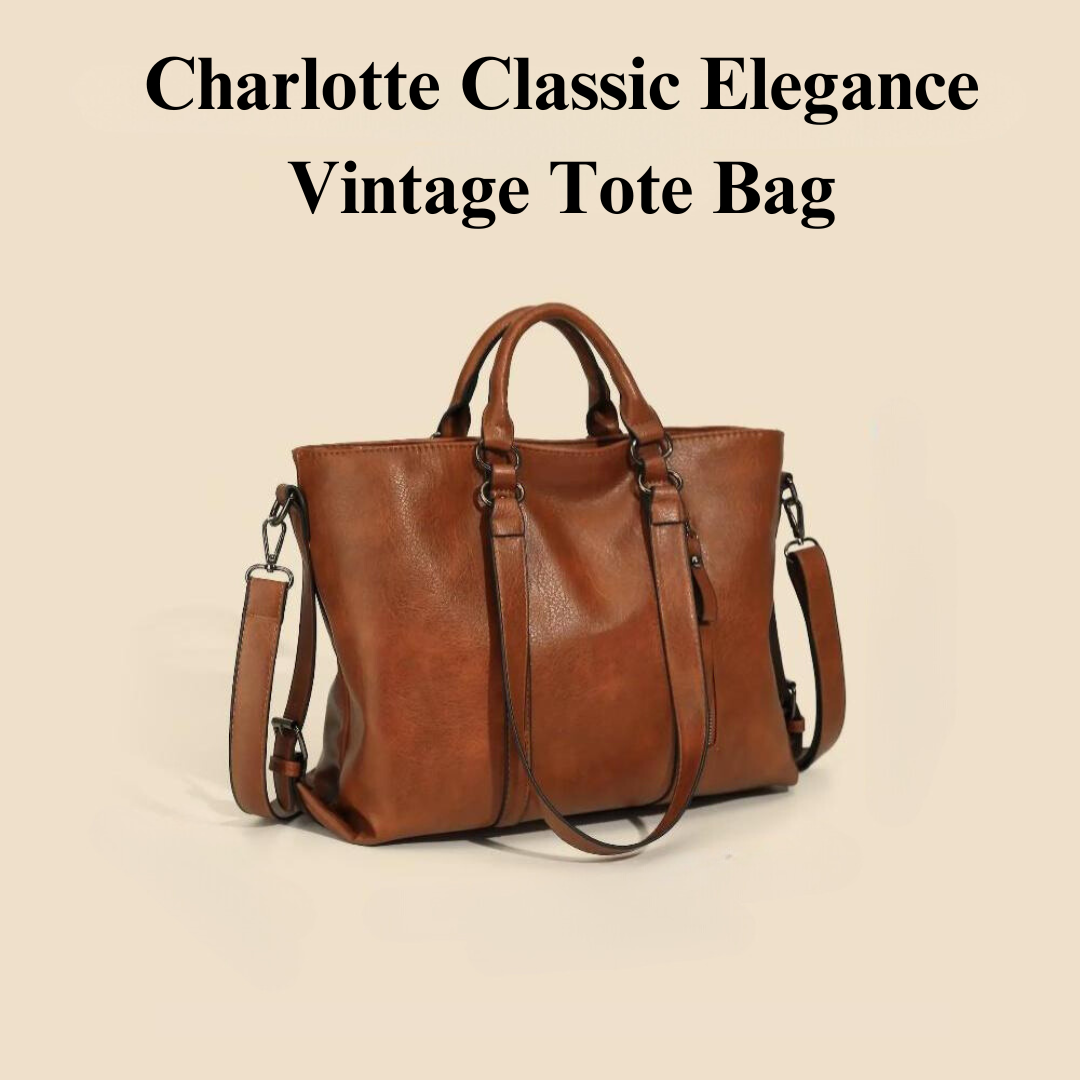 Charlotte | Bolso tote vintage de elegancia clásica