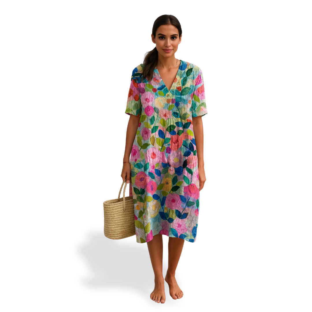 Nicole | Vestido de Verano con Flores