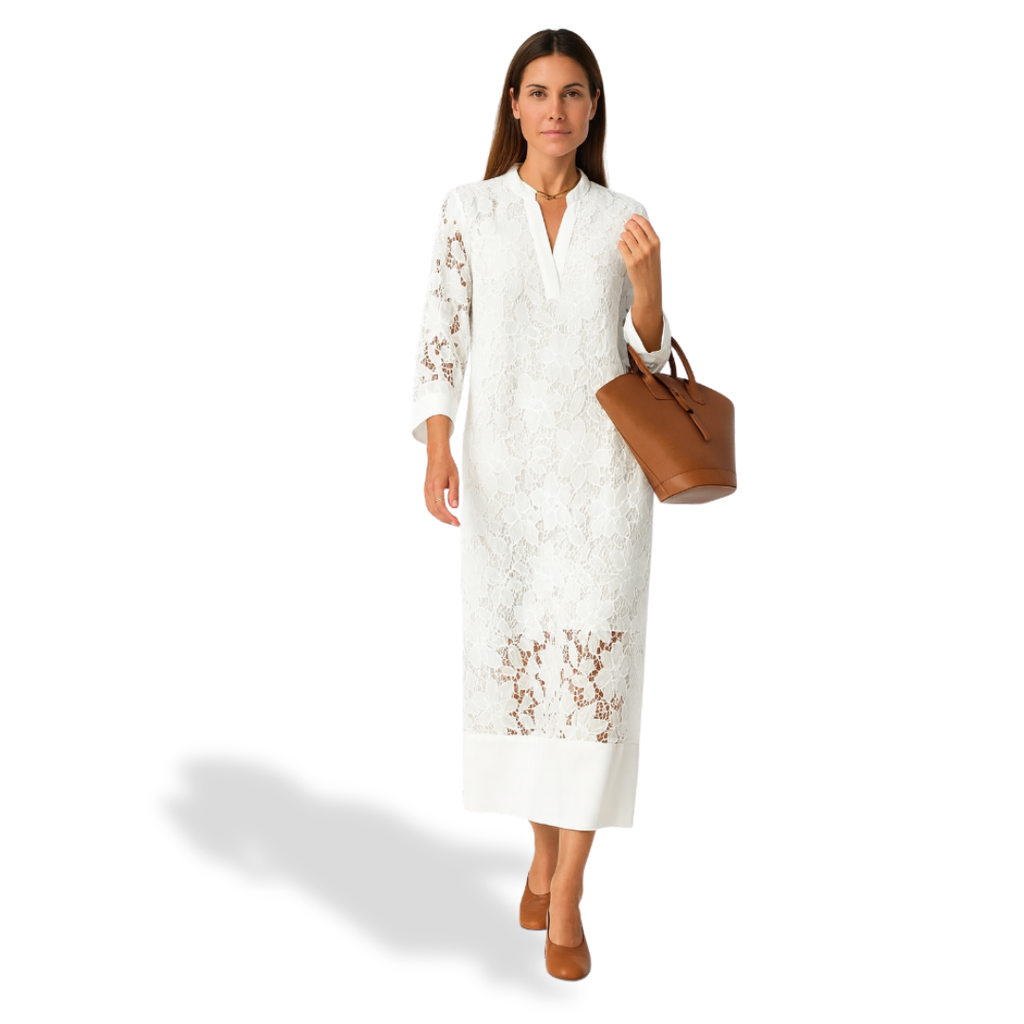 Martina™ | Maxivestido de encaje de lujo