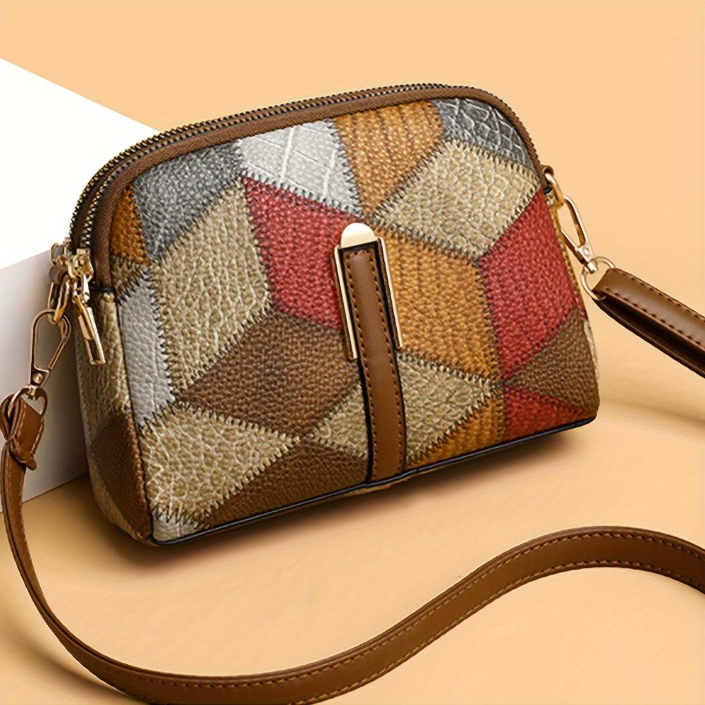 Luna | Bolso bandolera mini en patchwork