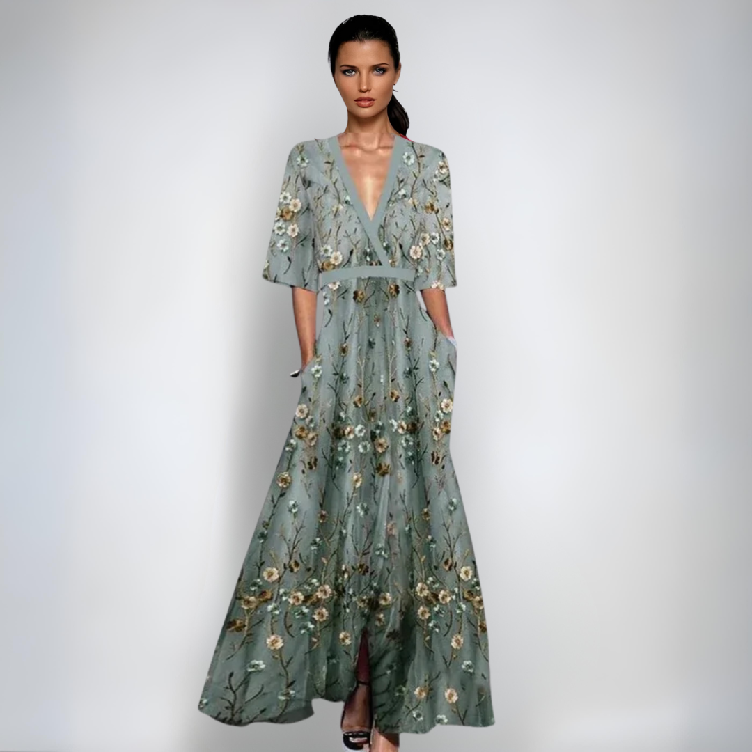 Emily - Vestido floral de lujo