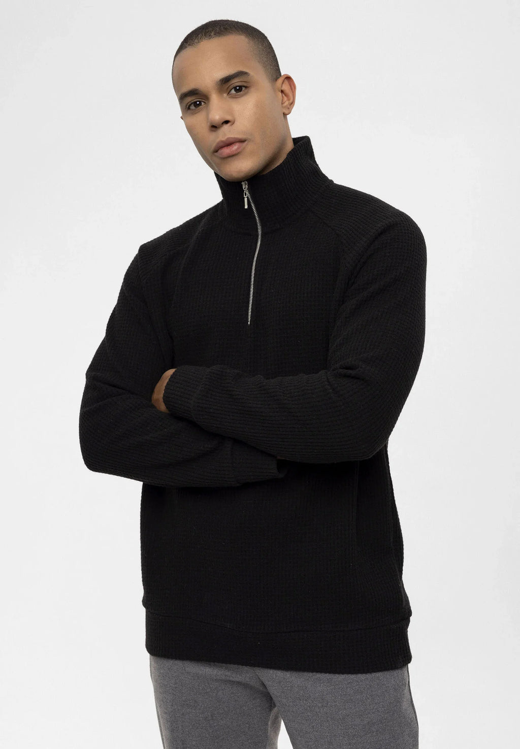 Antonio™ | Jersey de ocio con media cremallera