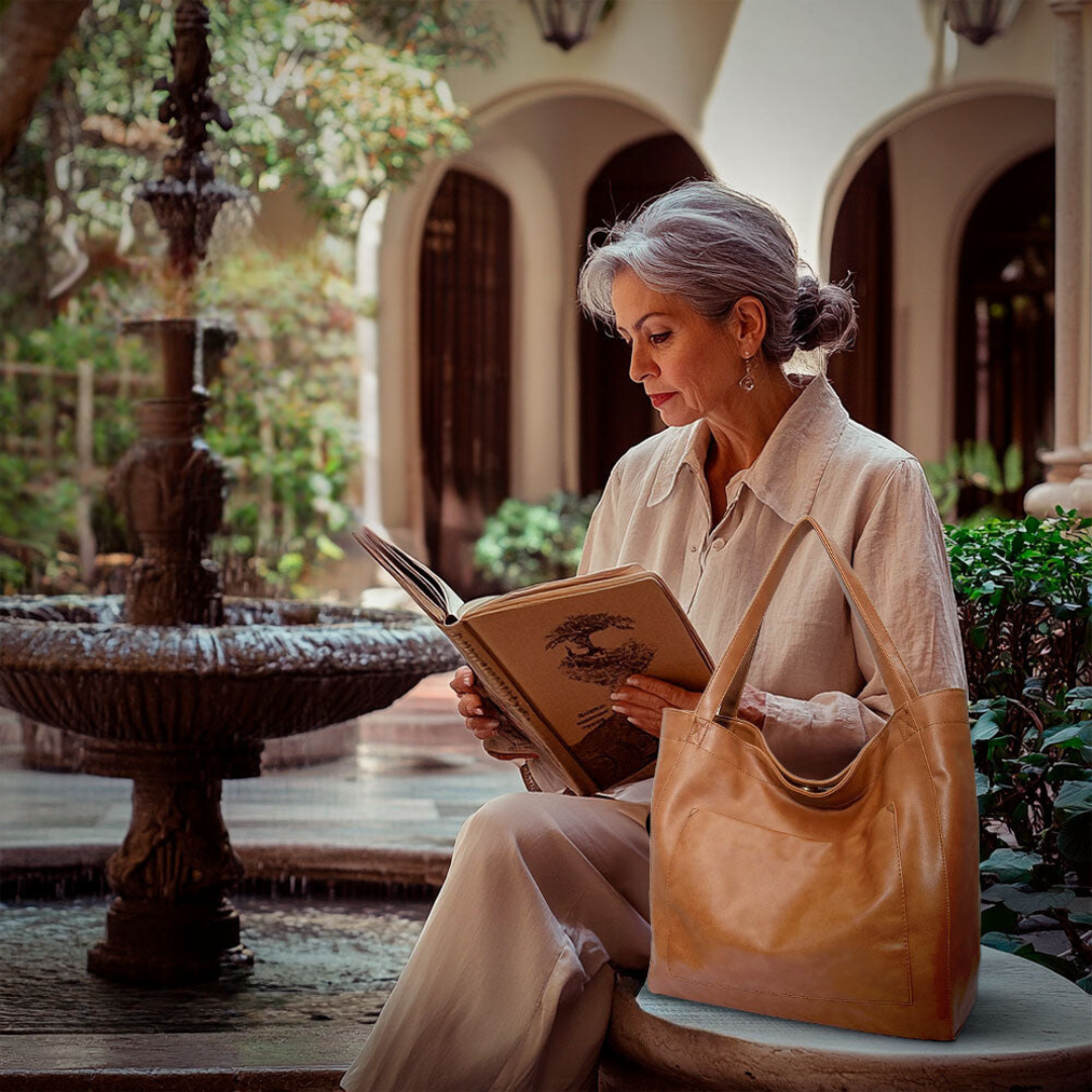 Samantha | Bolsa de hombro suave de lujo grande