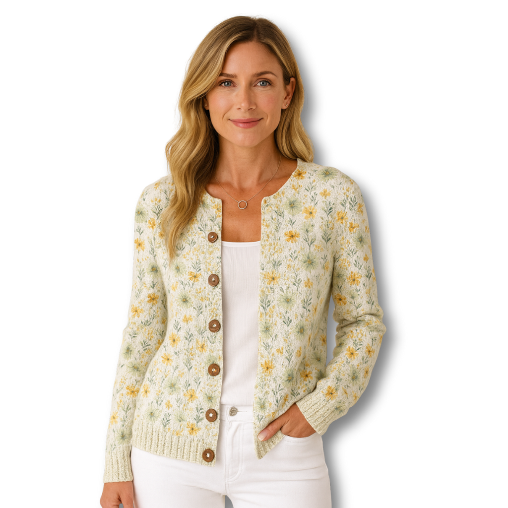 Talia | Chaleco con Estampado de Flores