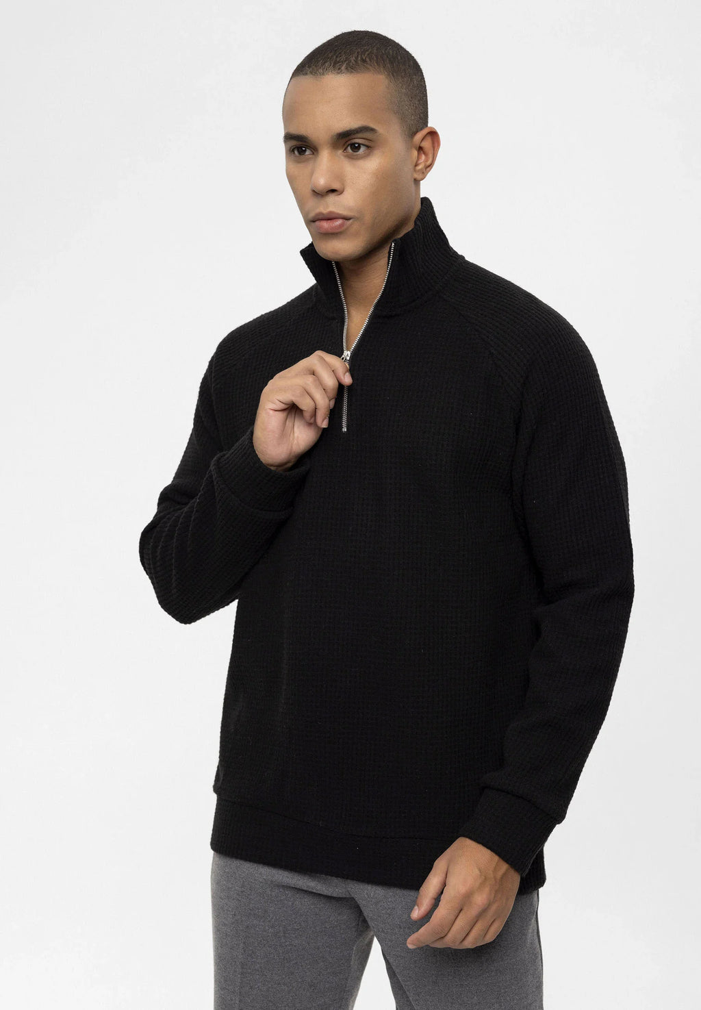 Antonio™ | Jersey de ocio con media cremallera