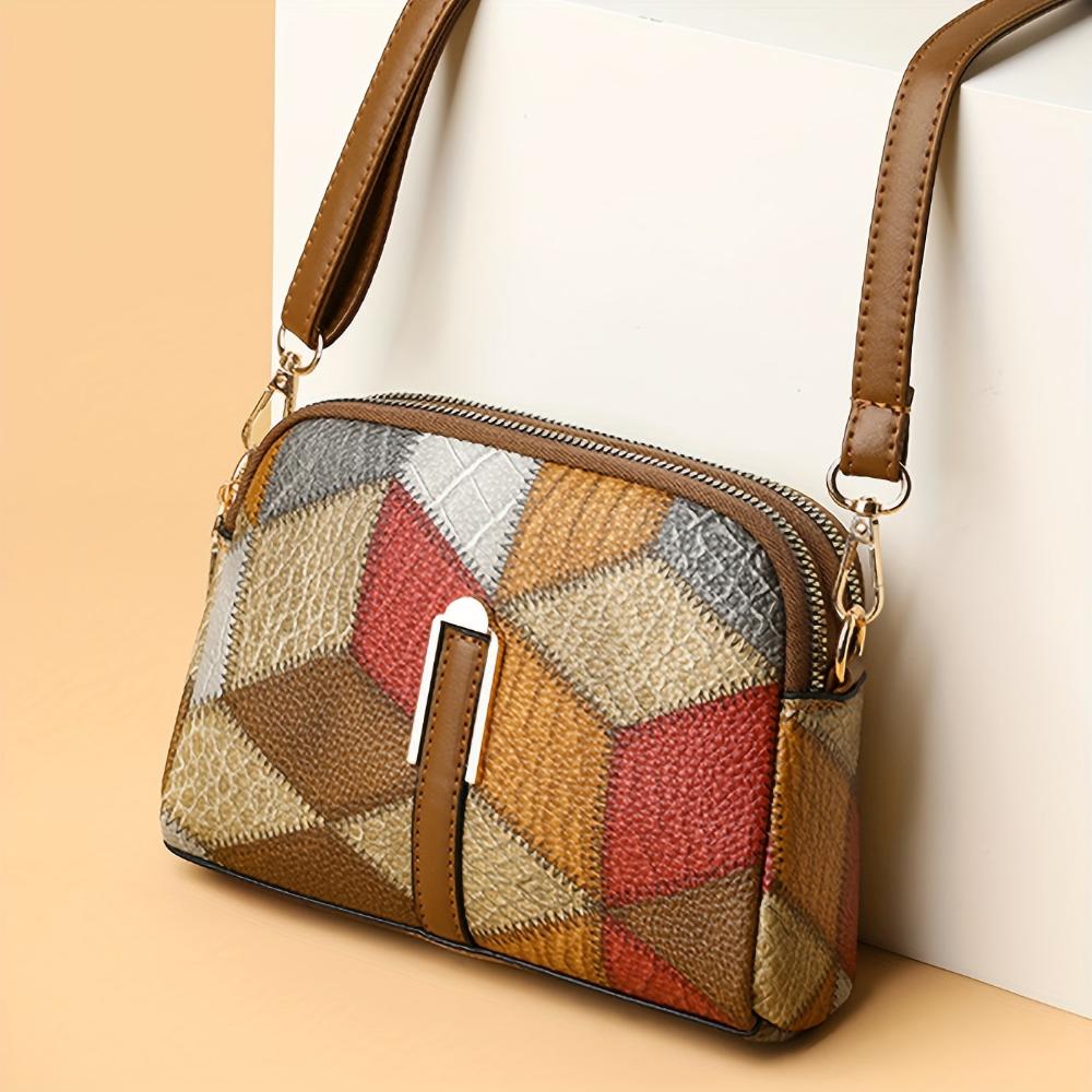 Luna | Bolso bandolera mini en patchwork