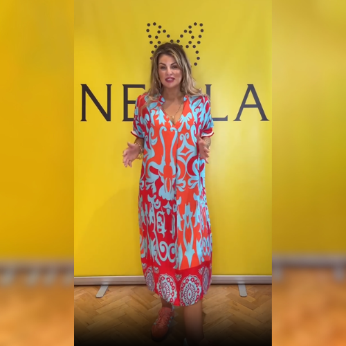MILA™ – Vestido Elegante con Estampado Floral
