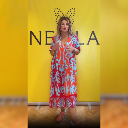 MILA™ – Vestido Elegante con Estampado Floral