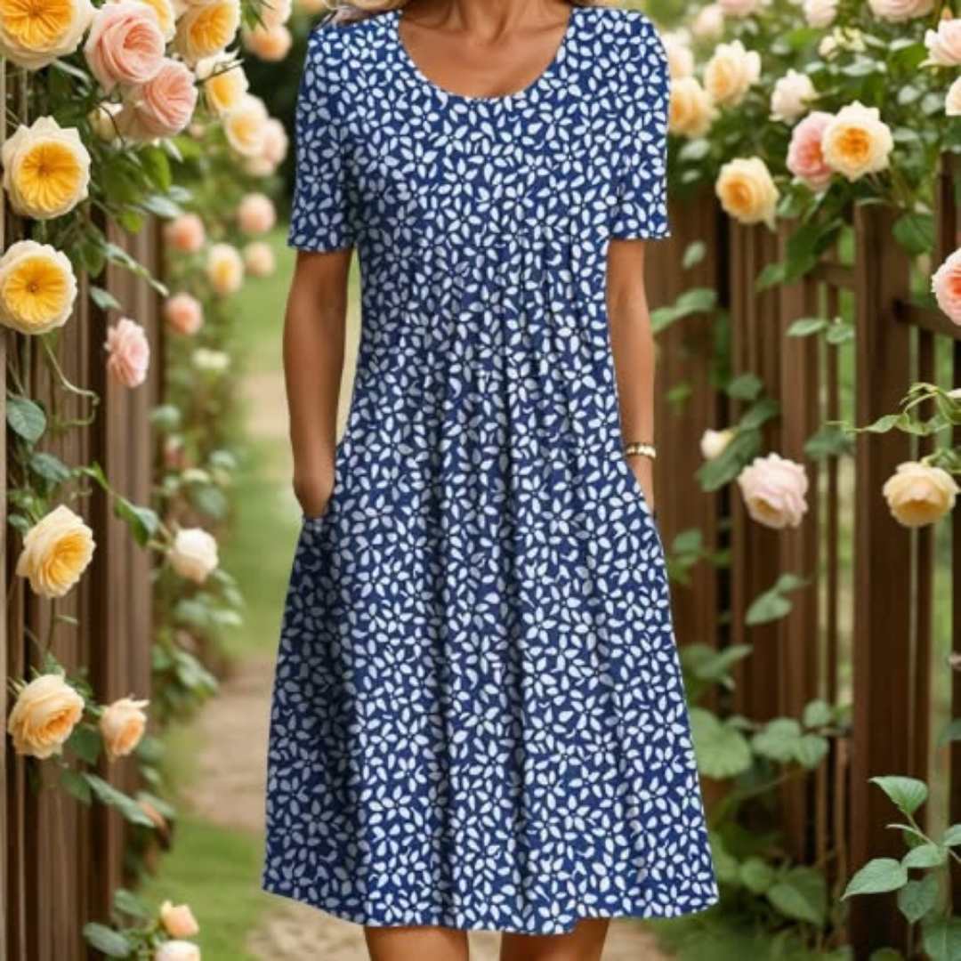 Donatella™ – Vestido Fluido de Verano con Estilo Atemporal