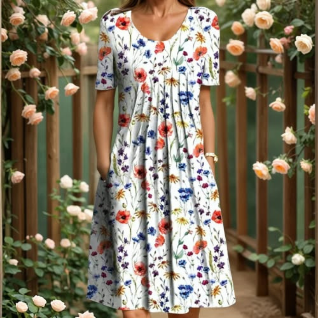 Donatella™ – Vestido Fluido de Verano con Estilo Atemporal