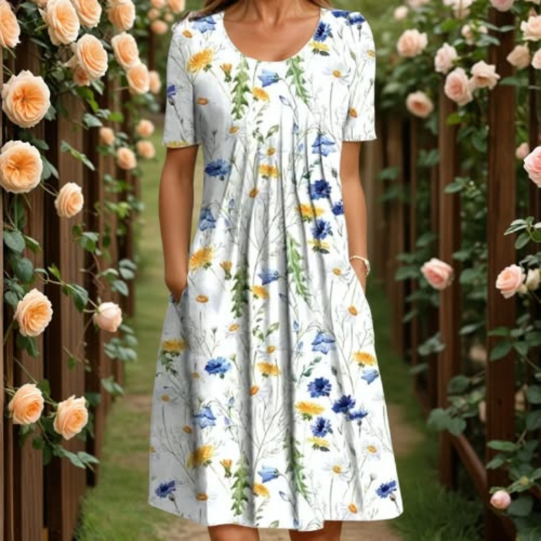 Donatella™ – Vestido Fluido de Verano con Estilo Atemporal