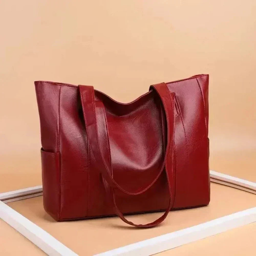 Nora | Bolsa de hombro suave de lujo minimalista
