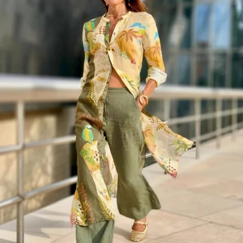 Moreliana™ – Conjunto de Lino Elegante y Atemporal