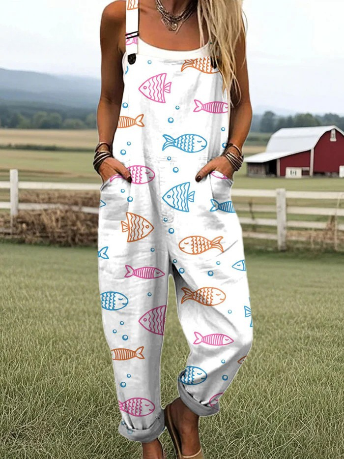 Mono floral vintage de pierna ancha – estilo sin esfuerzo y comodidad todo el día