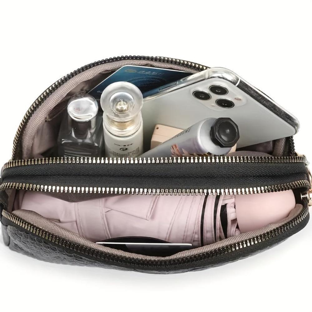 Isabella | Mini bolso cruzado en simil cocodrilo